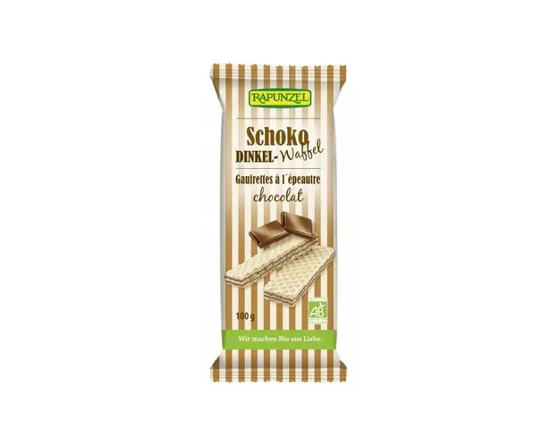 Napolitana cu ciocolata, eco-bio, 100g - Rapunzel