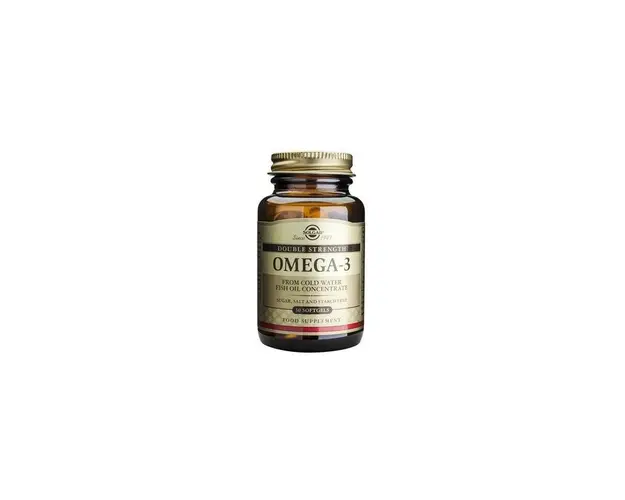 Omega-3 Double Strength - Omega-3 eficienta dubla - 30gelule - SOLGAR