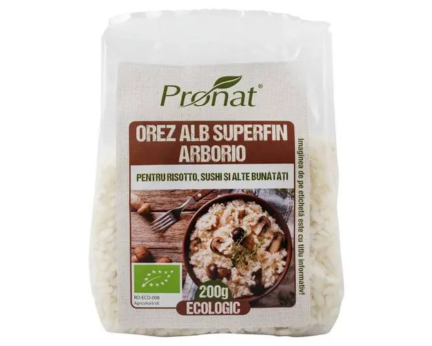 Orez Alb Superfin Arborio Pentru Risotto, Sushi Si Alte Bunatati
