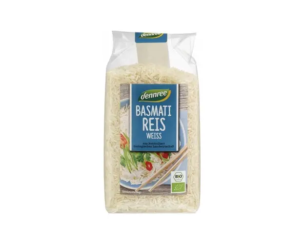Orez basmati alb, eco-bio, 500g - Dennree