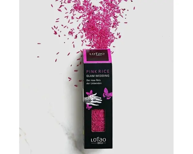 Orez basmati roz cu sfecla Glam Wedding, eco-bio, 300 g, Lotao