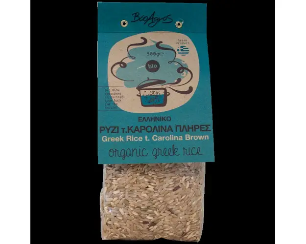 Orez brun Carolina, eco-bio, 500 g, BioAgros