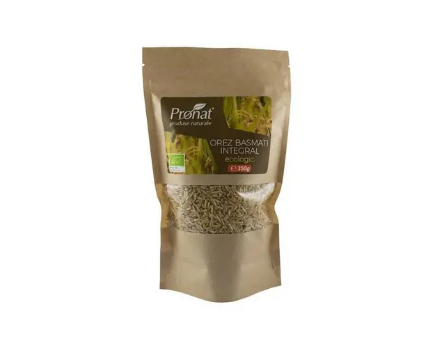 Orez integral Basmati - eco-bio 350g - Pronat