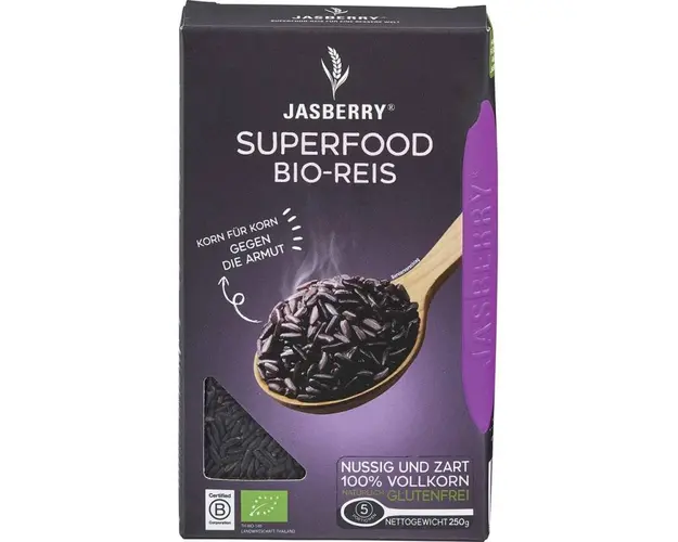 Orez integral, eco-bio, 250 g, Jasberry
