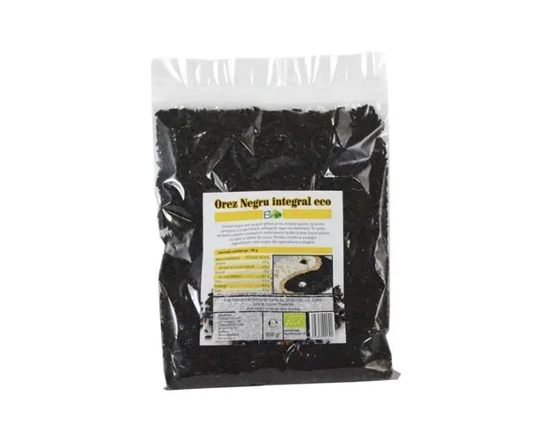 Orez negru, integral, eco-bio, 500g - Deco Italia