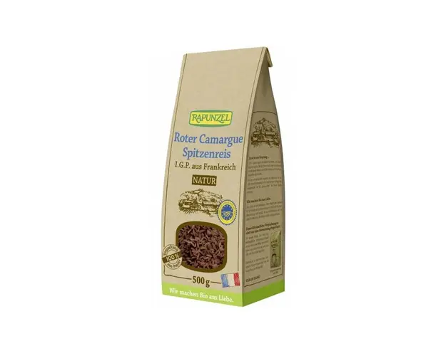 Orez rosu Camargue natu, eco-bio, 500g - Rapunzel