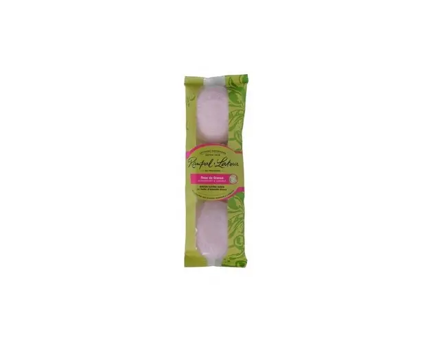 Pachet 3 sapunuri naturale trandafir de Grasse