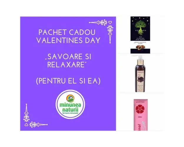 Pachet cadou Valentines Day „Savoare si relaxare” (pentru el si ea)
