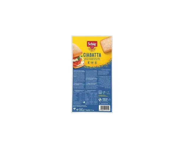 Paine ciabatta, Ciabattine, fara gluten, 200g - Dr. Schar