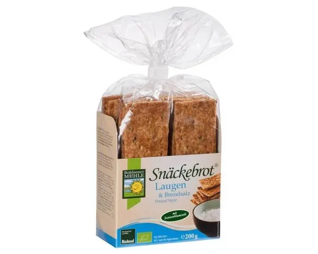 Paine crocanta cu sare de mare - eco-bio 200g - Bohlsener Muhle
