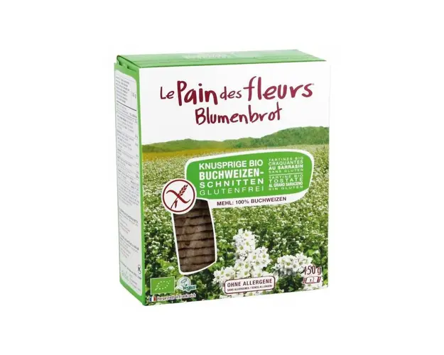 Paine cu hrisca, fara gluten, eco-bio, 150g - Blumenbrot
