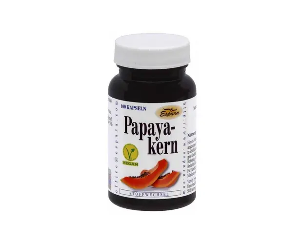 Papaya-kern, 300mg, 100cps - Espara