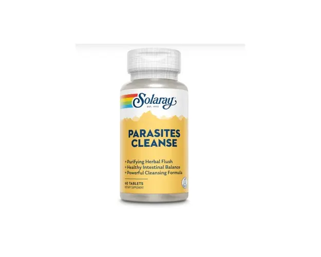 PARASITES CLEANSE 60tb - SOLARAY - SECOM