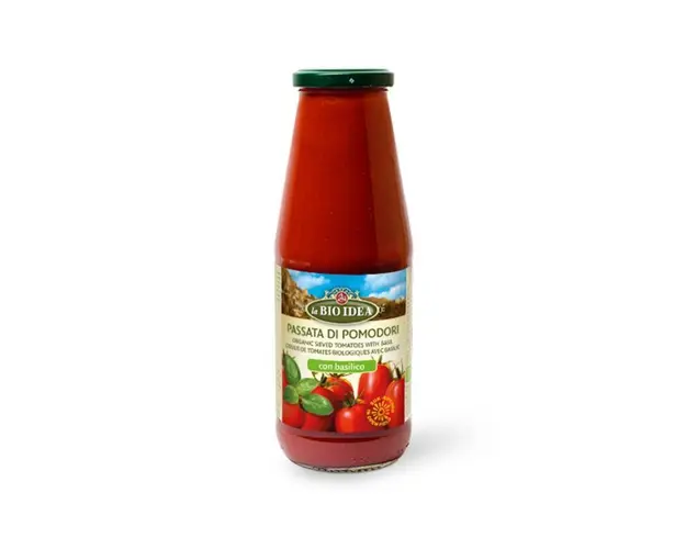 Passata de rosii cu busuioc, eco-bio, 680 ml, La Bio Idea