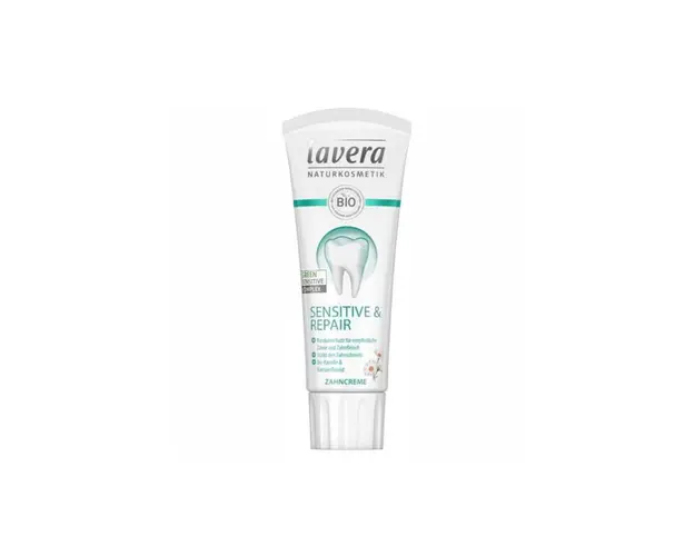 Pasta de dinti sensitiv cu musetel (cu fluor), eco-bio 75ml - Lavera