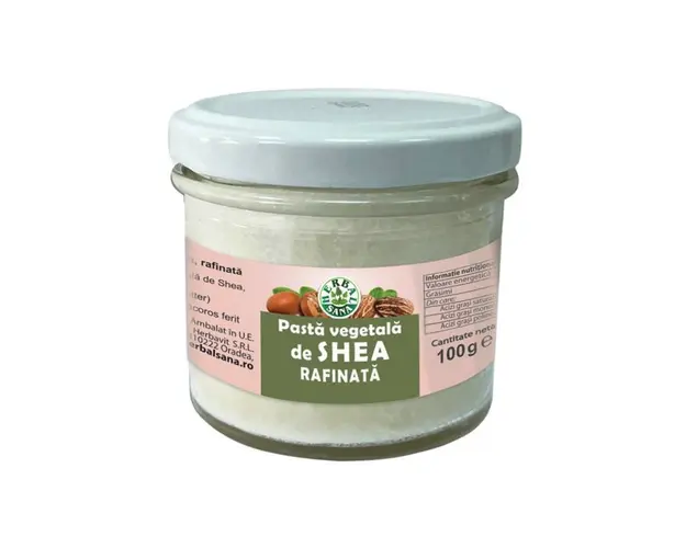 Pasta vegetala de shea rafinata, 100 g, Herbavit
