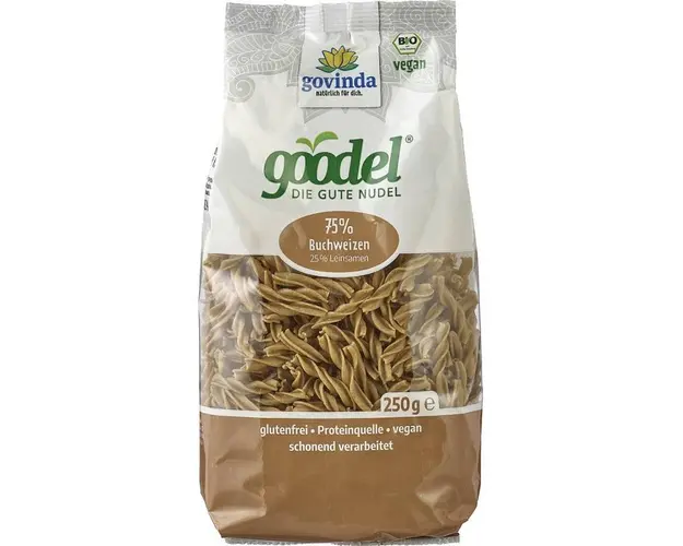 Paste proteice din hrisca si in, fara gluten, eco-bio, 250g - Govinda