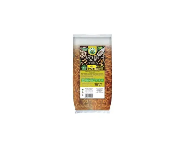 PASTE SPIRALE Din NAUT Fara Gluten 200g - HERBAVIT