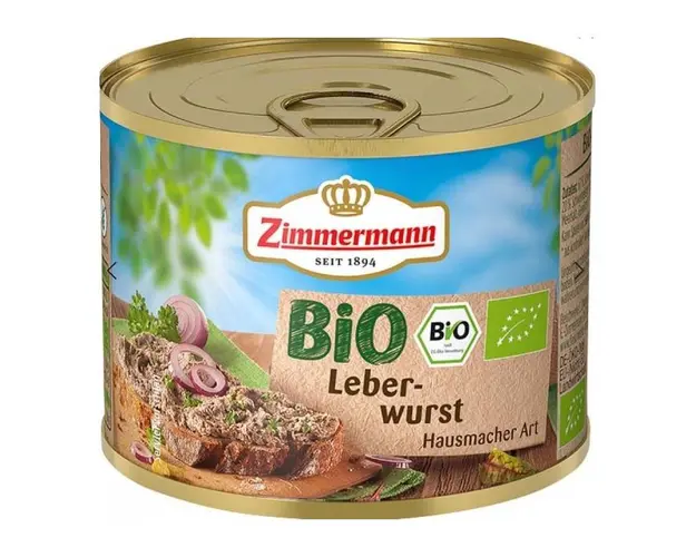 Pate de ficat Eco-Bio 200g - Zimmermann