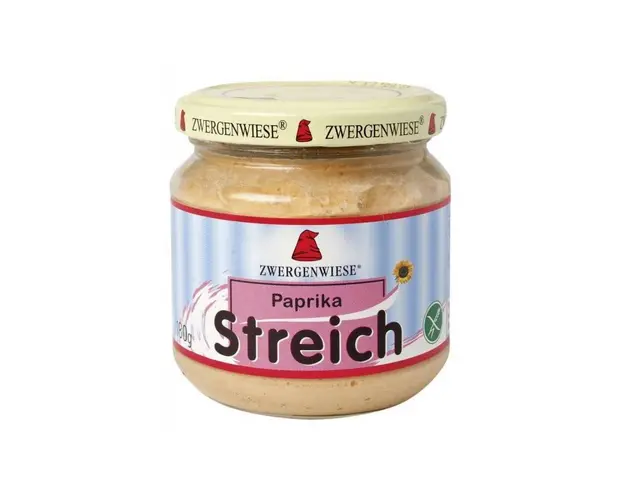 Pate vegetal cu ardei, fara gluten, eco-bio, 180g - Zwergenwiese