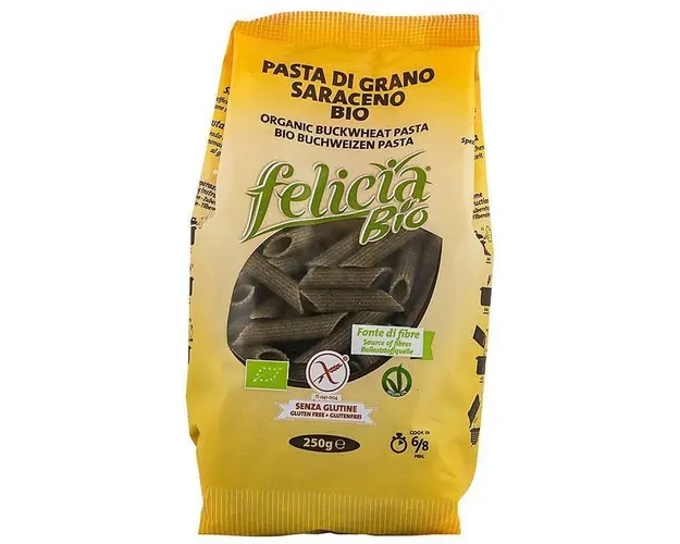 Penne din faina de hrisca - eco-bio 250g - Felicia Bio