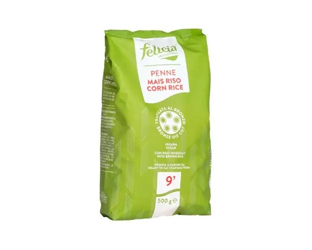 Penne fara gluten din malai si orez 500g - Felicia