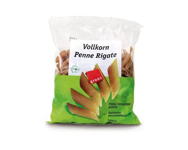 Penne integrale din grau dur BIO 500g - GREEN ORGANICS