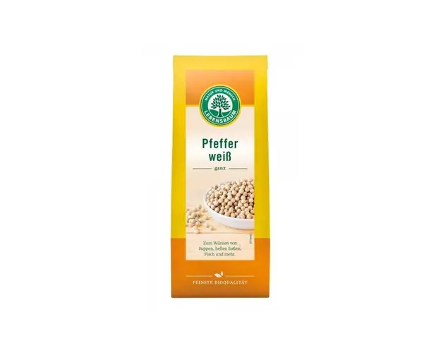 Piper alb boabe, eco-bio, 50g - Lebensbaum