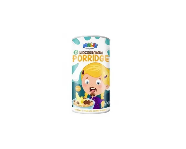 Porridge cu ciocolata si banana, pentru copii, eco-bio, 250g -