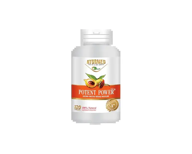 Potent power, tablete pentru potenta masculina - Ayurmed