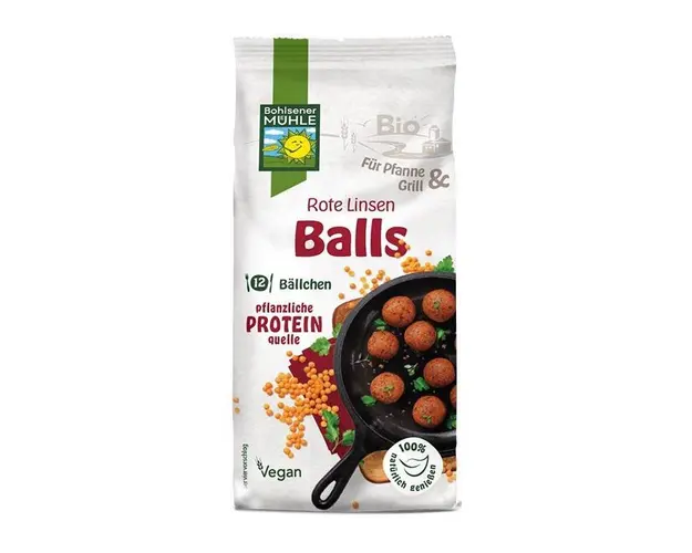 Premix pentru bilute din linte rosie, eco-bio, 165g - Bohlsener Muhle