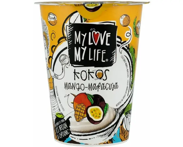 Preparat Fermentat Din Bautura De Cocos Cu Mango Si Maracuja,