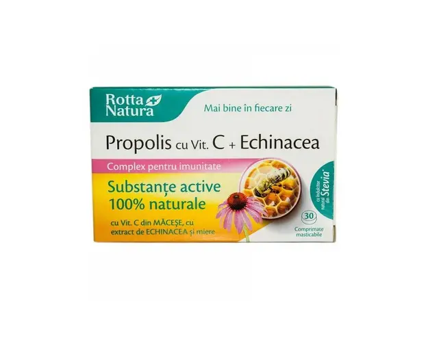 Propolis + Vit C si Echinaceea 30cps - Rotta Natura