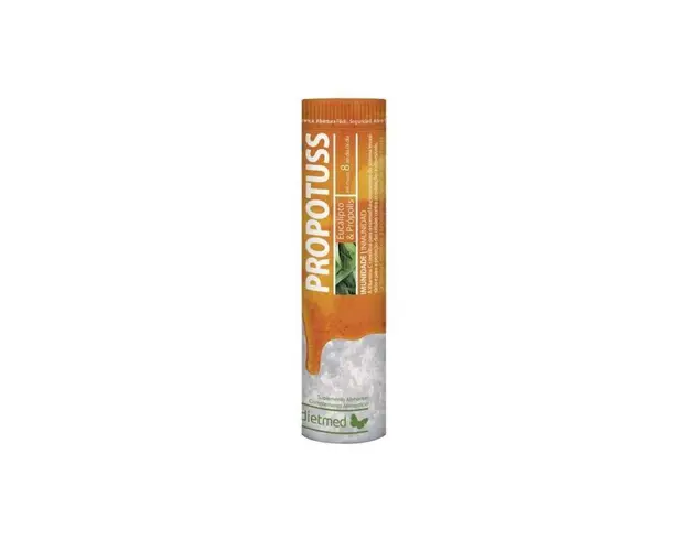 PROPOTUSS 20 tablete pentru gat si tuse, DIETMED - TYPE NATURE