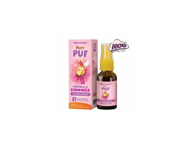 PufyPUF Propolis si Echinacea fara alcool spray 20ml - Dacia Plant