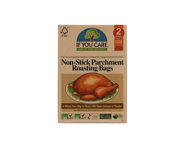 Pungi pentru copt nealbite, fara clor, compostabile, Extra Large, 2