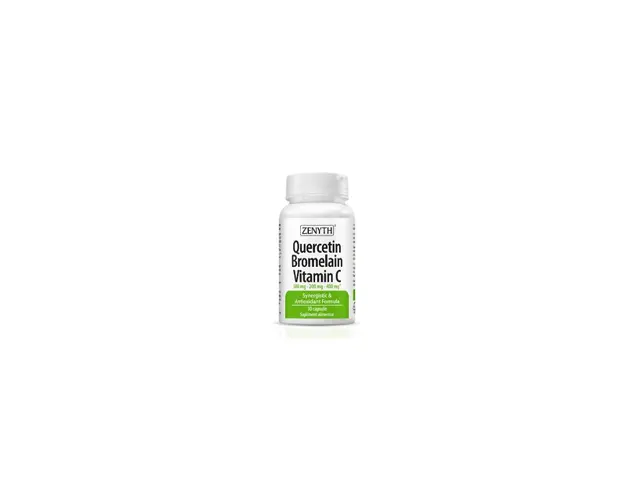 Quercetin Bromelain Vitamin C, 30cps - Zenyth
