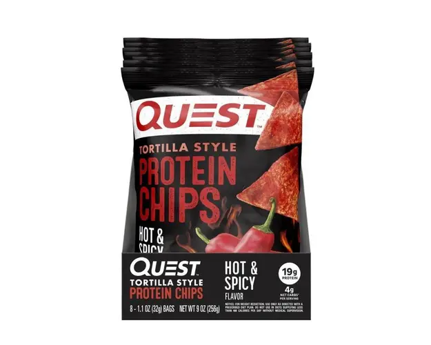 Quest Tortilla Style Protein Chips, Chipsuri Proteice Cu Aroma