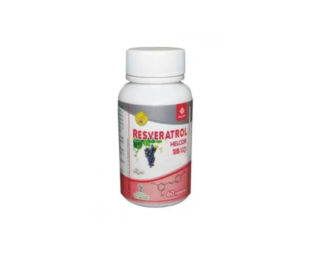 RESVERATROL, 25MG, 60cpr - Helcor