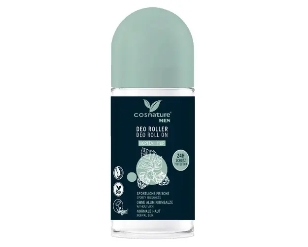 Roll-on fara aluminiu pentru barbati, eco-bio, 50 ml, Cosnature