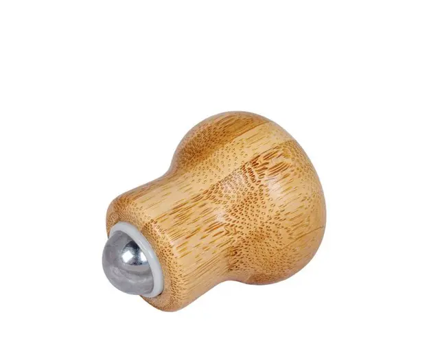 Roller masaj facial - inox si bambus, CROLL &amp; DENECKE