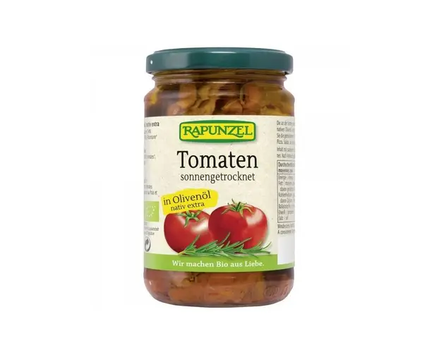 Rosii uscate in ulei de masline, eco-bio, 275g - Rapunzel