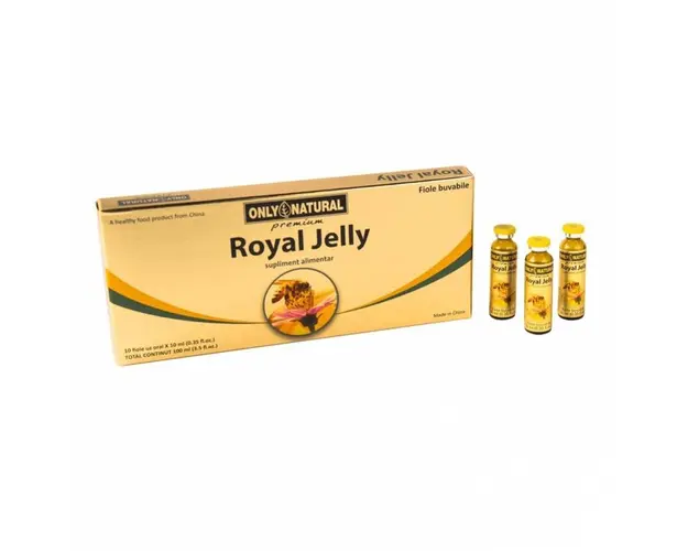 Royal Jelly, 300mg, 10fiole, Only Natural