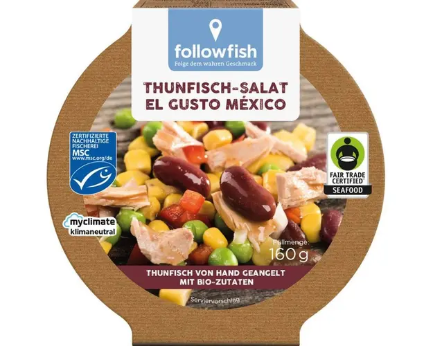 Salata cu ton el Gusto Mexico, 160 g, Followfish