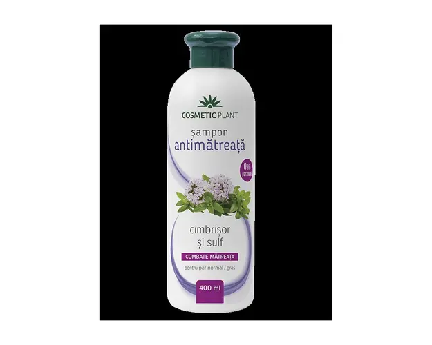 Sampon antimatreata cu cimbrisor si sulf, 400ml - Cosmeticplant