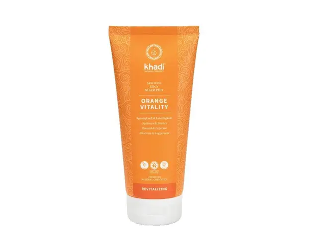 Sampon ayurvedic revitalizant Orange Vitality, 200ml - Khadi
