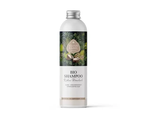 Sampon lichid cu cocos si baobab, eco-bio, 230ml - Eliah Sahil