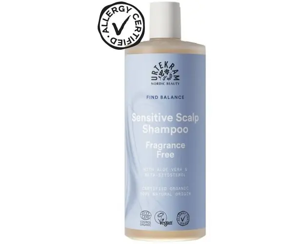 Sampon pentru scalp sensibil, fara parfum, 500 ml, Urtekram