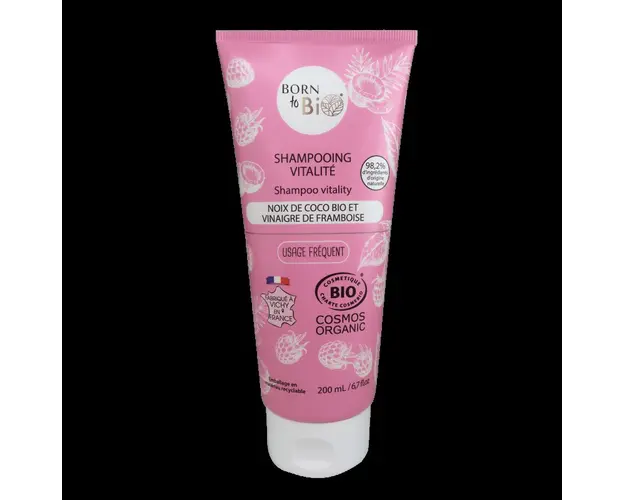 Sampon spumant organic vitalizant, eco-bio, 200ml - Born to Bio