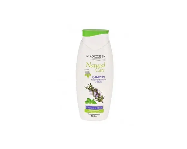 Sampon tratament impotriva matretii cu rozmarin si menta, Natural